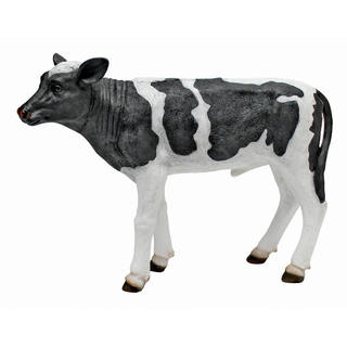 Country Boy Cow statue