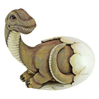 Baby Brachiosaurus Dino egg statue
