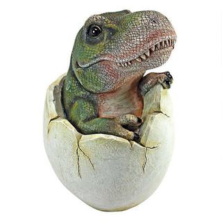 Baby Tyrannosauraus Rex Dino egg statue