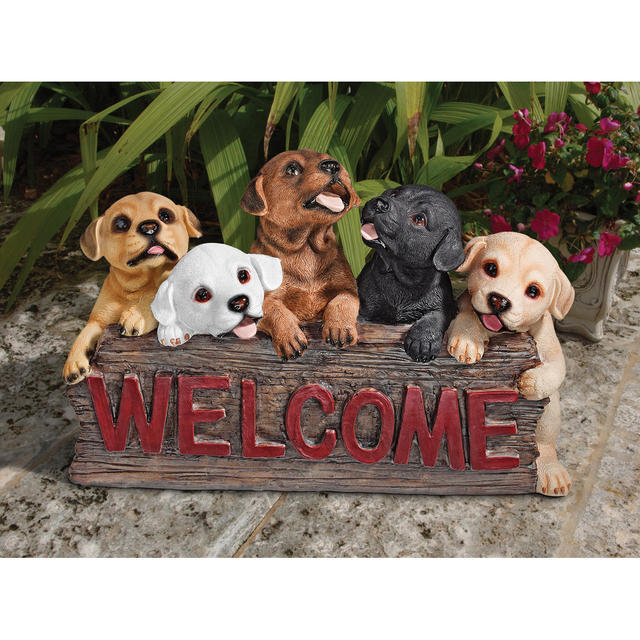 Puppy Parade Welcome sign