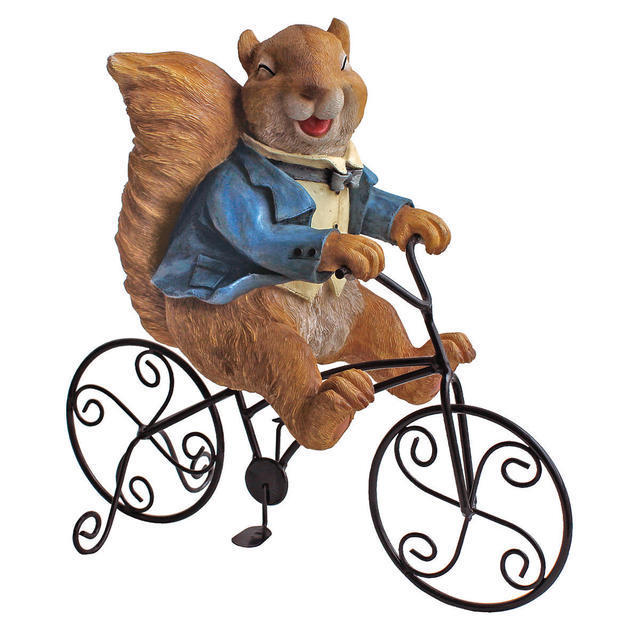 Special Delivery Squirrel statue