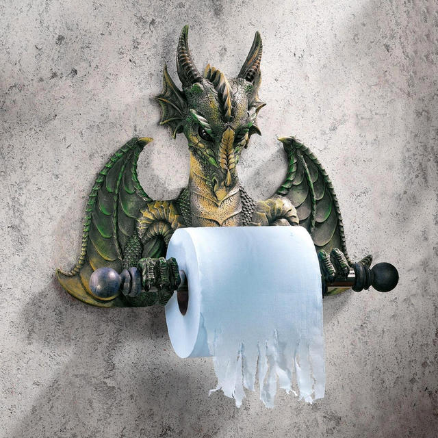 Bath Tissue Tyrant: Commode Dragon