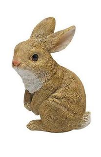 Baby Bunny Crouching statue